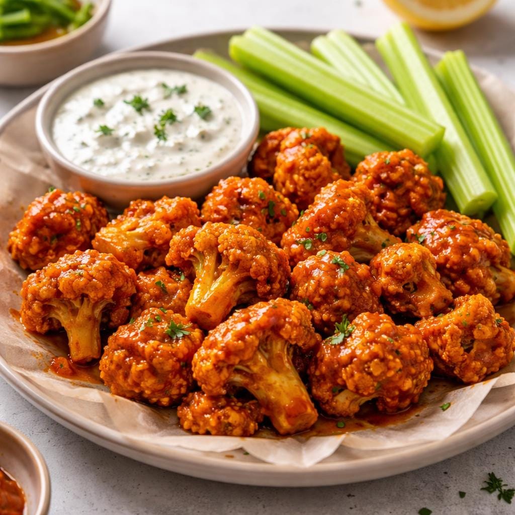 Buffalo Cauliflower Bites recipe