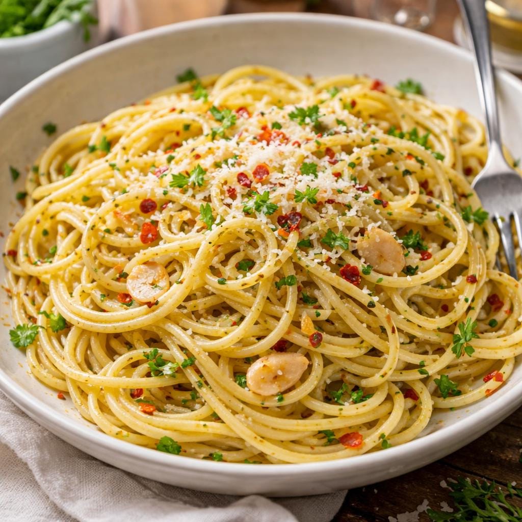 Spaghetti Aglio e Olio recipe